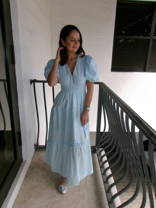 Love Story Maxi Dress - Blue